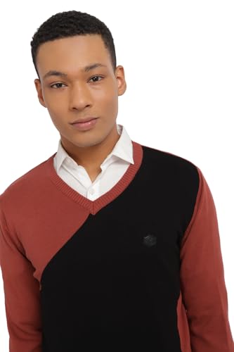 Image of Allen Solly Men's Cotton Casual V Neck Sweater