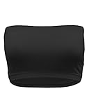 OLLIE ARNES 4 Pieces or Single Strapless Bandeau Bra, Seamless Bralette for women, Bandeau Top for Junior and Plus Size BLACK One Size