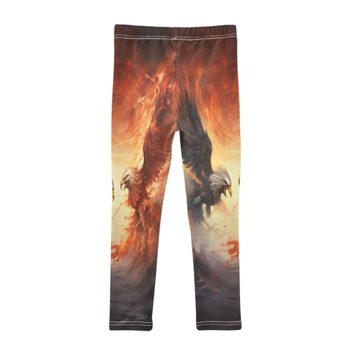 Toddler Girls Leggings Printed Yoga Pants Leggings Two Eagle for Kids2