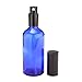 Produktbild Cfbcc Feiner Mist Sprühflaschen 2ST 100 ml Glas-Mehrweg Sprühflasche mit Dropper/Sipper/Vernebler Cap for Kosmetik Make-up (Color : Blue, Size : 100ml)