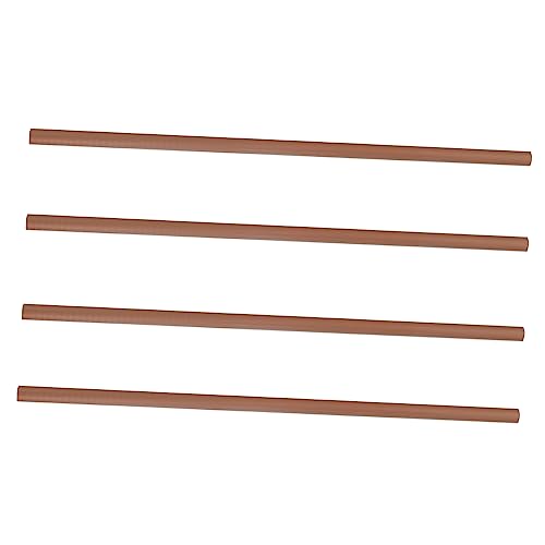 ULTECHNOVO Handicraft Rods 4 Pack 0.8mm Diameter 10 Inches Long Copper Round Rods Ideal for Diy Craft Projects