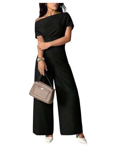 winkbay Women's 2 Piece Elegant Summer Outfits Off The Shoulder