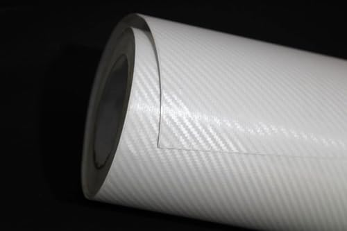 Image of 4M / 4Meter Laptop Back Skin Sticker wrap Sheet /Vinyl Decal Sheet /Car and Bike Skin wrap roll Carbon Fiber Transparent by candeal mizhan (30 * 400 cm)