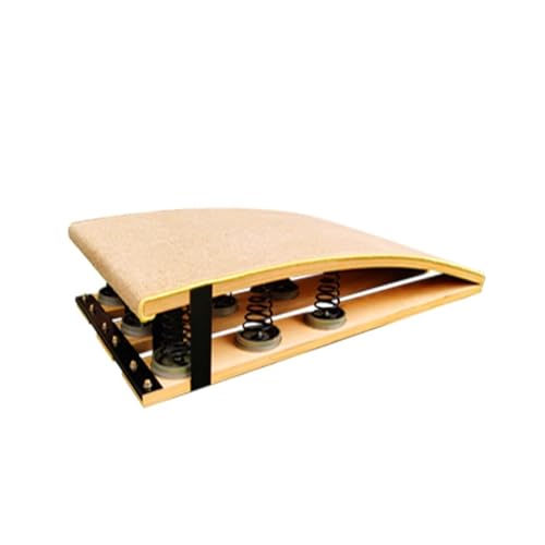 Springboard with Nine Springs, Wood Vault Gymnastics Springboard Equipment, Vault Gymnastics Training, for Schools, Martial Arts Halls, and Track and Field Competitions