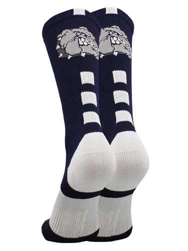MadSportsStuff Bulldogs Athletic Crew Socks for Football Basketball Boys and Girls4
