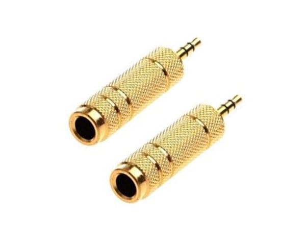 SP Electron 3.5mm Male Stereo to 6.35mm Golden Female Stereo Audio Jack Adapter Converter Connector (Pack of 2) (B0D27JZLCB) Amazon Price History, Amazon Price Tracker