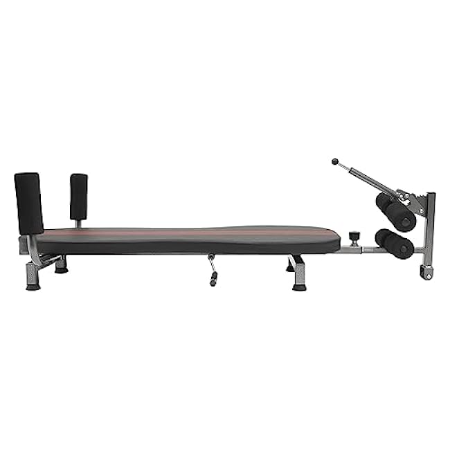 Back Stretch Decompression Bench, Adjustable Lumbar Stretcher, 150kg/330.7lbs Capacity, Inversion Table Workout Bench for Home/Office Using(145cm-185cm Telescopic Size)