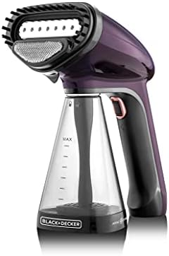 BLACK+DECKER Portable Garment Steamer, 1500W Power, 260ml Tank, U...