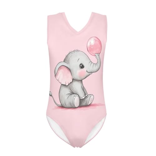 Image of Xpyiqun Swimsuits for Girls 3-14 V Neck Sleeveless Bathing Suit Summer Sport One Piece Swimwear Beach Swimming