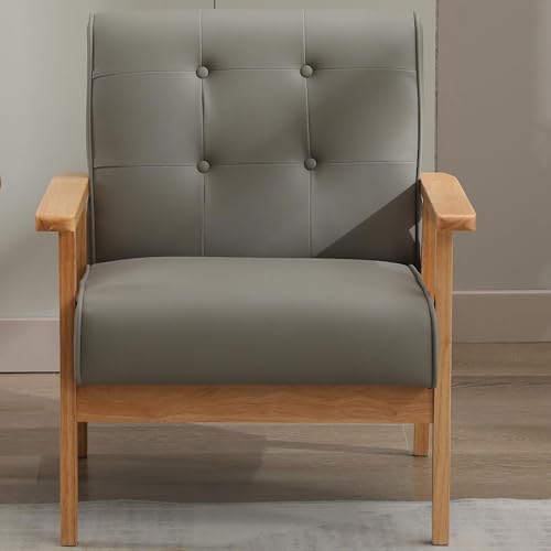 1�l�|�� �_�[�N�u���E��PVC�r���e�[�W�X�^�C�� �A�[���`�F�A�A���g���ؐ��t���[���A�u���b�NPU���U�[�A�{�^�����߃o�b�N���X�g�A���r���O���[���p (�O���[)