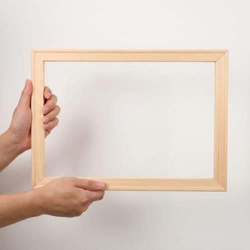 Marcos de madera para proyectos de arte DIY y decoración de salones 6