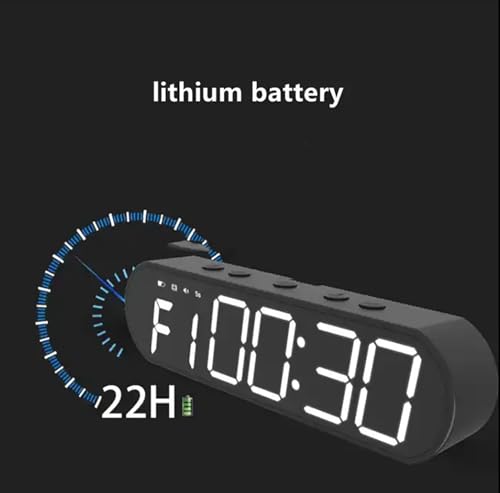 Temporizador LED digital McbeAn para gimnasio, reloj electrónico deportivo, temporizador de intervalos para boxeo, diseño magnético trasero, batería de gran capacidad de 1000 mAh, compacto y portátil para ejercicios en casa o gimnasio miniatura 4