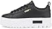 PUMA Mayze Leather (Big Kid) Puma Black/Puma Team Gold 7 Big Kid M