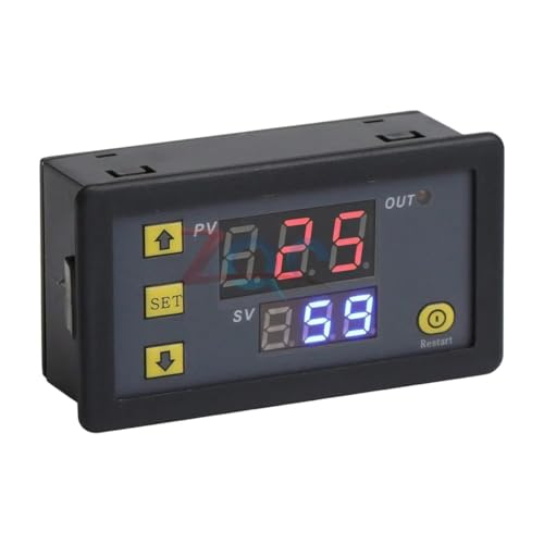 DC 12V Cycle Timer Delay Relay Board Module with Dual Time Red/Blue LED Display Timing Relay Switch for Vehicle Car New 2026 Electronic & Accessories