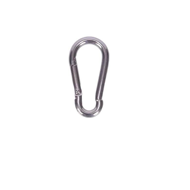 Clip d'alpinisme， Lot de 2 mousquetons en Acier Inoxydable M4 M5 M6 M7 M8