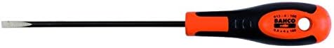Bahco 613-3-75 Slotted Screwdriver, Multi-Colour, 0.5 x 3.0 x 75 mm/180 mm