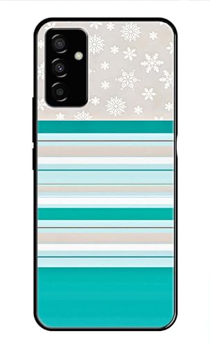 Image of Metal TPU Printed Back Cover for Samsung Galaxy M23 5G (Stars and Lines) 360 Degree Protection | Camera Protection -25092024(AR)