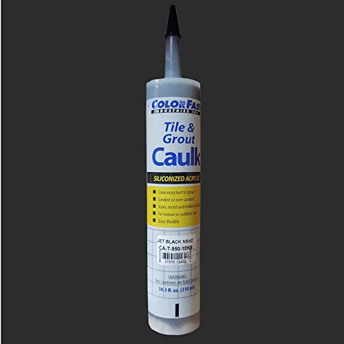 Colored Caulk Colorfast Tec Jet Black