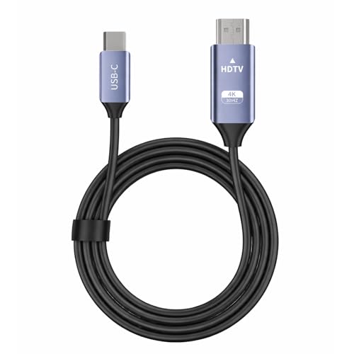 Cable USB C a HDMI 4K 2M,Cable Tipo C a HDMI de Ultra Alta Velocidad 4K UHD (Compatible con Thunderbolt 4/3) Compatible con i Phone 17 16 Pro Max/15 Pro,MacBook Pro/Air,iPad Pro/Air,Samsung Galaxy S24