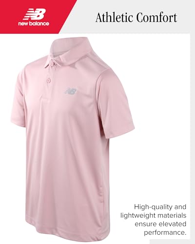 Image of New Balance Boys Short Set - 2 Piece Short Sleeve Collared Golf Boys Polo Shirt & Athletic Shorts for Outdoor Activities