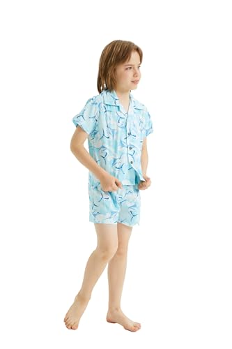 Image of Boys' Aloha Luau Shirt Cabana Set in Signature Prints | 100% Cotton; Button Front Shirt; Signature Tropical Prints; Lightweight Comfort; Vacation Ready