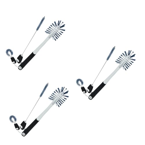 Gogogmee 3pcs Gap Brush Straw Cleaner Tile Brush Bottle Brush