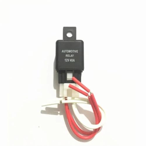 Relais de climatisation de voiture 12V 40A petit relais électrique universel avec socle de prise
