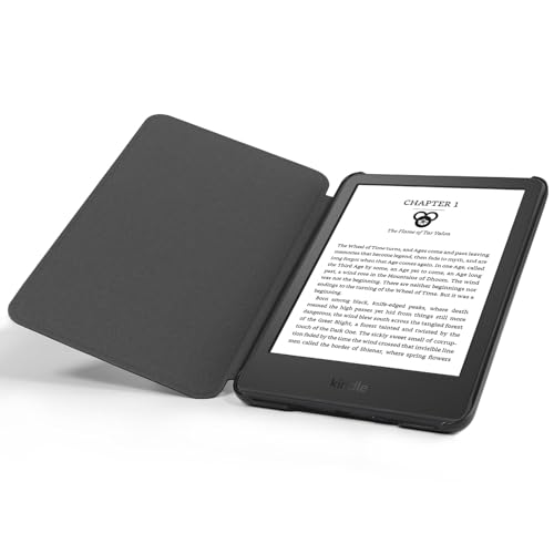Image of CoBak Case for All New 6 Inch E-Reader 2024 and 2022 (11 Generation) - PU Leather Smart Cover, Auto Sleep and Wake, not Compatible with Kobo Clara and Ocean,Notebook