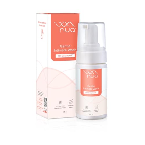 Nua Gentle Intimate Wash | 100 ml | Enriched with Aloe Vera and Lactic...