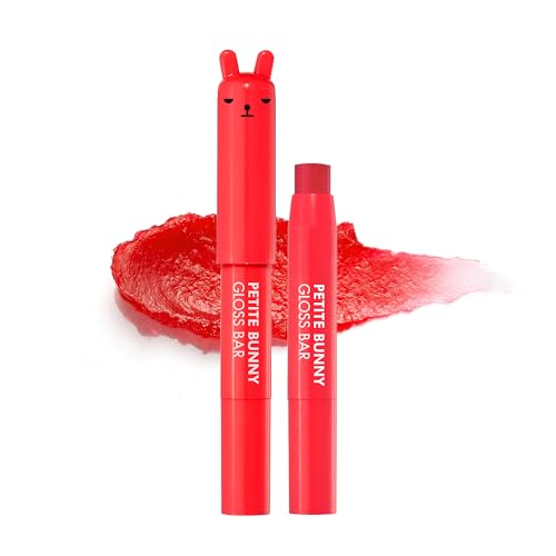 Image of TONYMOLY Petit Bunny Lip Gloss - Tinted Korean Lip Crayon, Juicy Cherry