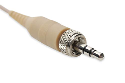 Câble 3,5 mm pour écouteurs HS-09 Sennheiser cordon rechange micro tan