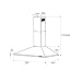 Taurus Scala 60 Inox - Campana Extractora Decorativa de 60 cm de...