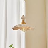 Design Élégant En Céramique : L'Abat-Jour En Céramique Blanche En Forme de Fleur Ajoute Une Touche de Charme Moderne À N'Importe Quelle Pièce, Parfait Pour Créer Une Ambiance Élégante Et Accueillante.