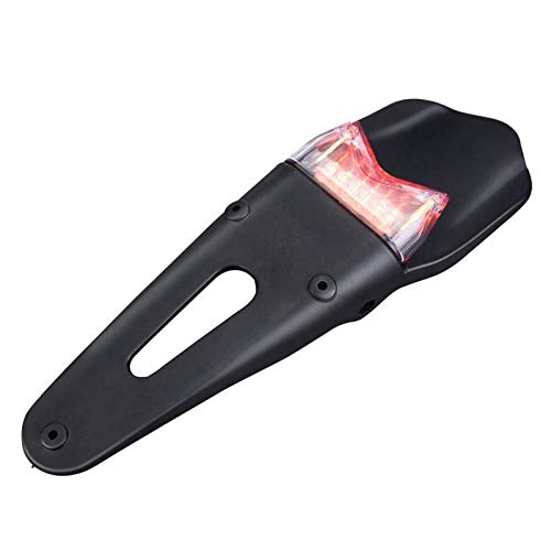 Luz trasera de freno con soporte de matrícula resistente a vibraciones de moto