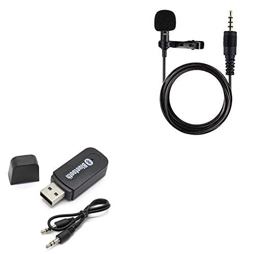 Rambot (2 Year Warranty Combo Pack of 2 Items - 3.5mm Professional Mini Metal Microphone, Bluetooth Mp3 Car Receiver for All Smartphones-image-24