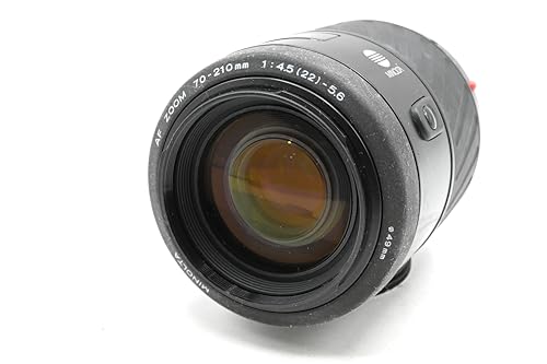 Minolta 70-210mm F/4.5-5.6 AF Zoom Lens for Maxxum, Dynax & Alpha Camera (Renewed)