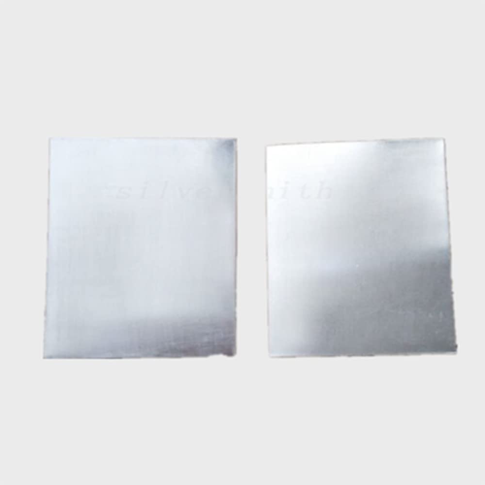 GatherTOOL 1PC Purity Pure Durable Pure Zinc Block Zinc Plate Zinc Sheet High Purity Scientific Grade 99.9999% for Science (Color : 0.5mm*50mm*100mm)