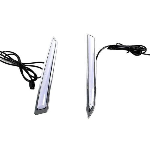 1 Pair LED DRL Daytime Running Lights with Turning Signal Lamps Compatible for Ford Kuga Escape 2013-2016 Accessories