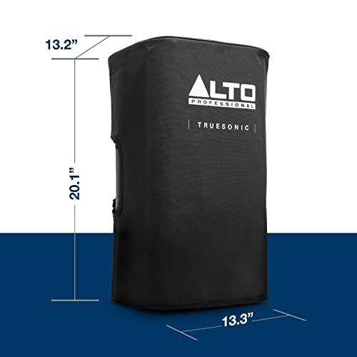 ALTO TS408-2000W 8" Active PA Speaker with 3 Channel Mixer, Bluetooth Streaming and Durable Slip-on Cover for TS408 Active Powered PA Speaker