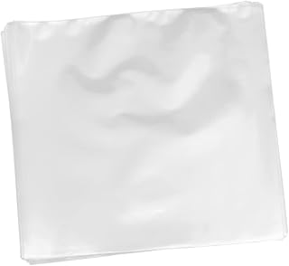 Holibanna 50 Pçs 10 Sacos De Registro Sacos De Plástico De Polietileno Capa De Registro De Plástico Tampa Transparente Tampa Transparente Discos De Vinil Bolso Escudo Protetor De Plástico