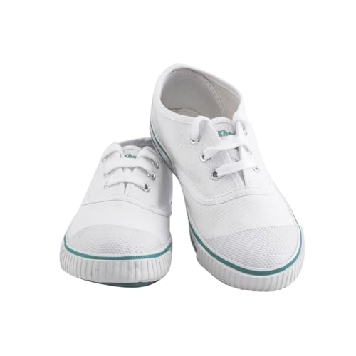 Image of Khadim's White School Tennis Shoe for Kids - 2.5-4.5 yrs (4271141)