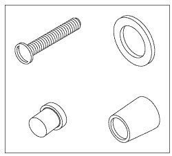 Foot Kit for Pelton & Crane PCK137