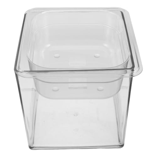 Pecera transparente Beavorty de plástico para escritorio y hogar 2