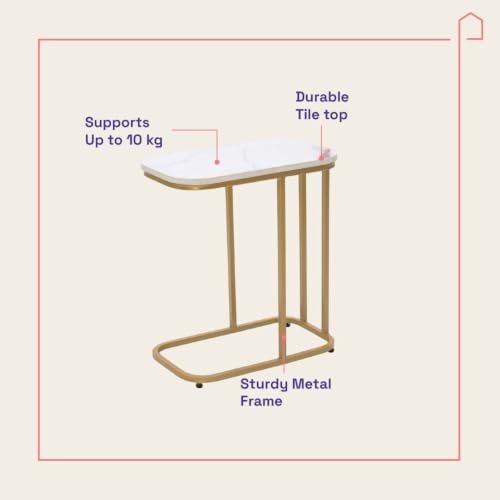 Image of Wakefit Bruna Metal Side Table-Versac Aloud