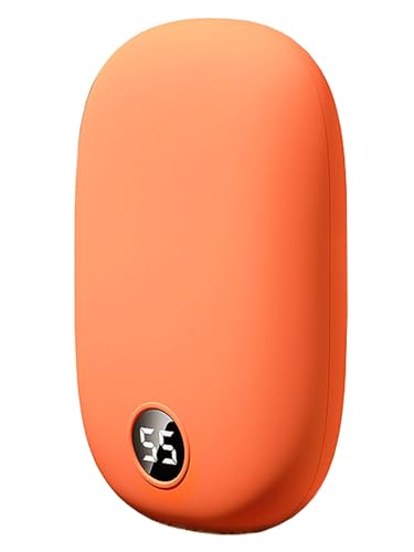 ZhenGuiRu Hand Warmers Rechargeable, 720° All-Round Heating Electric Hand Warmer, 10000mAh Portable Hands Heater Up to 14Hours, USB-C Pocket Heater Gifts for Christmas,Hiking,Camping,Hunting Gear -  Dongguan Mai Ba Ke Plastic Electronics Co., Ltd, MHW-Tangerine