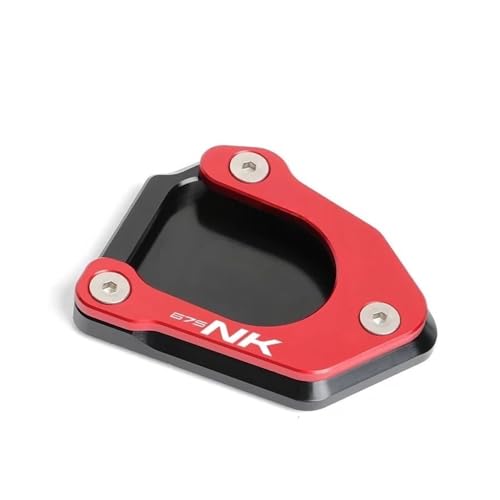 Plaque agrandissement béquille moto 675NK 675SR-R extension support béquille latérale 2024 2025