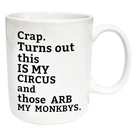 SYOUACEND Coffee Mug, Funny Coffee Cups Ceramic, Microwave Safety, Tea Mug Suitable for Tea/Latte/Cappuccino/Cocoa, Gifts for Women and Man，Fun Christmas Gifts for Friends and Family(DZ-CG-013-B) Cover