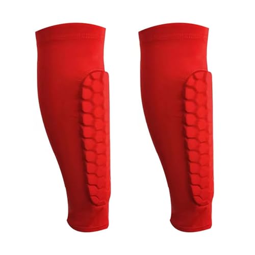 Xinsheinelry Espinilleras de fútbol para hombres, mujeres y niños, almohadilla protectora de absorción de golpes, espinilleras de fútbol