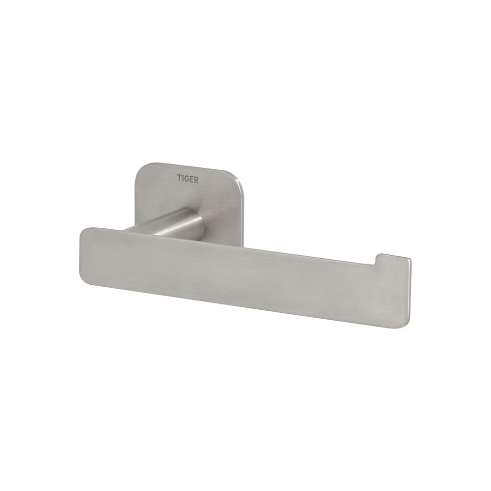 Tiger Colar Toilet roll holder without cover Brushed stainless steel
