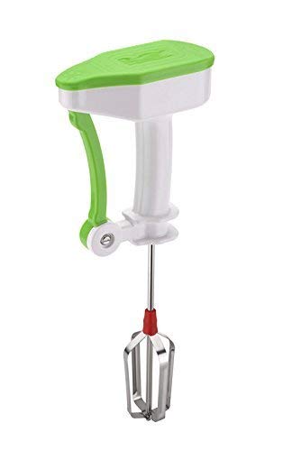 Tridev Enterprises Power-Free Manual Hand Blender With Stainless Steel Blades || Cream Beater || Egg Beater || Butter Milk Churner || Lassi Churner || Soups/Dal Liquidiser - Multicolor